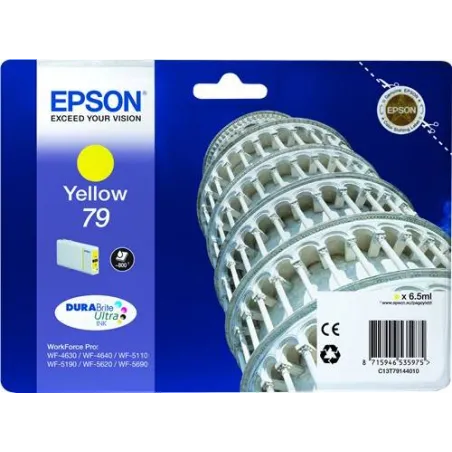 ORIGINAL Epson Cartuccia d'inchiostro giallo C13T79144010 T7914 ~800 Seiten 6.5ml 79