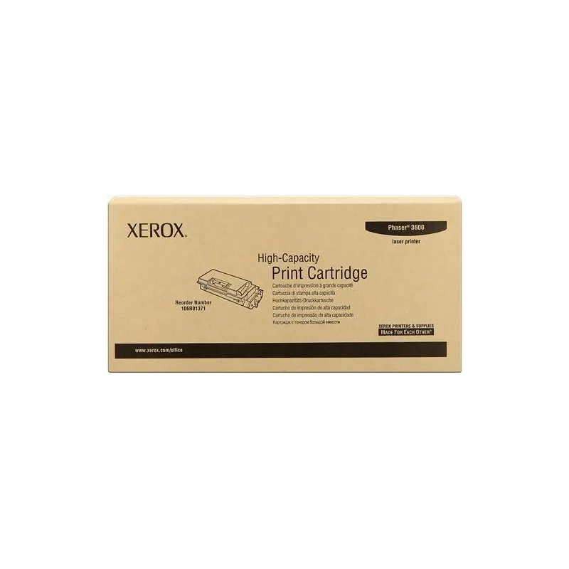 ORIGINAL Xerox toner nero 106R01371  ~14000 Copie alta capacità