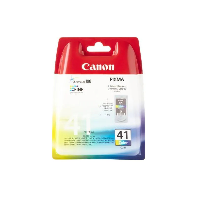 ORIGINAL Canon Cartuccia d'inchiostro colore CL-41 0617B001 308 Pagine 12ml
