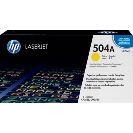 ORIGINAL HP toner giallo CE252A 504A ~7000 Seiten