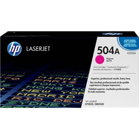 ORIGINAL HP toner magenta CE253A 504A ~7000 Seiten