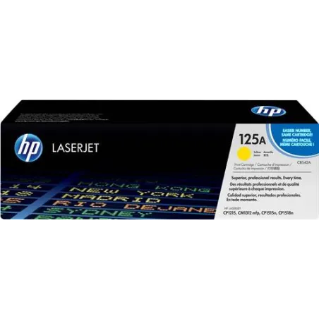ORIGINAL HP toner giallo CB542A 125A ~1400 Seiten