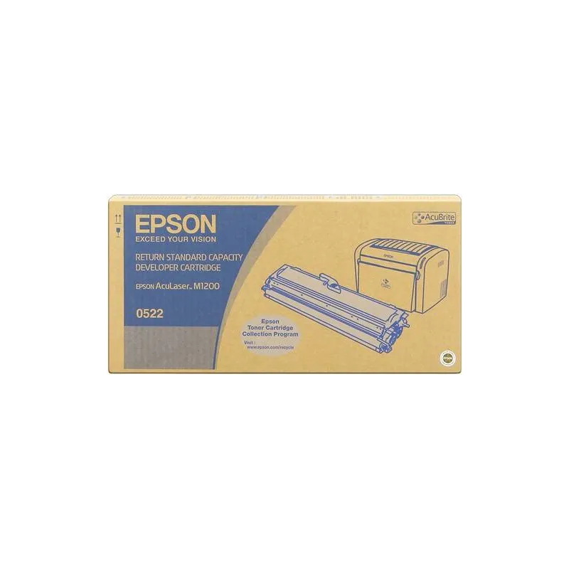 ORIGINAL Epson toner nero C13S050522 S050522 ~1800 Seiten incl. sviluppatore