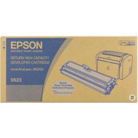 ORIGINAL Epson toner nero C13S050523 S050523 ~3200 Seiten incl. sviluppatore