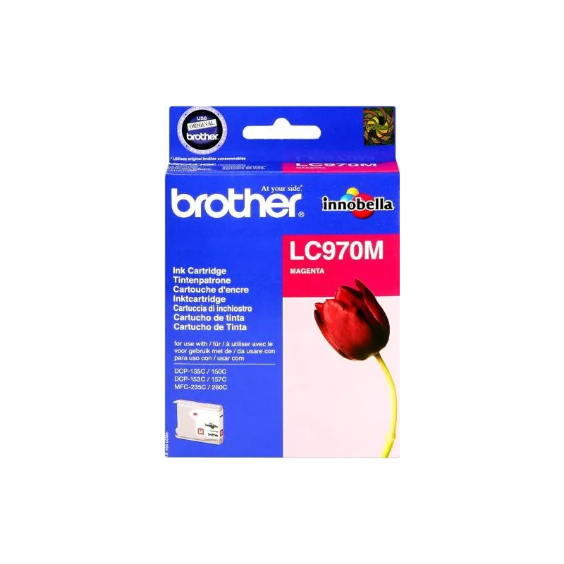 ORIGINAL Brother Cartuccia d'inchiostro magenta LC970m LC-970 ~300 Seiten