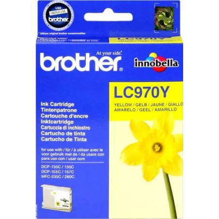ORIGINAL Brother Cartuccia d'inchiostro giallo LC970y LC-970 ~300 Seiten