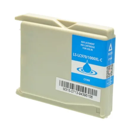 ORIGINAL Brother Cartuccia d'inchiostro ciano LC970c LC-970 300 Pagine