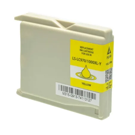 ORIGINAL Brother Cartuccia d'inchiostro giallo LC970y LC-970 300 Pagine