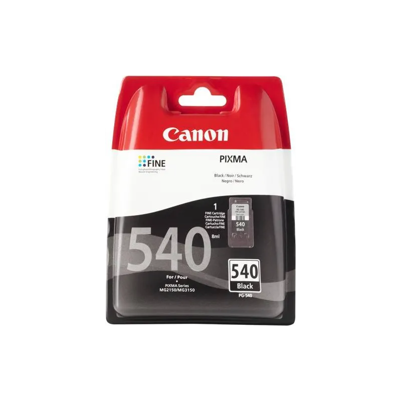 ORIGINAL Cartuccia Canon Inkjet PG-540 5225B005 Nero 180 Pagine 8ml standard