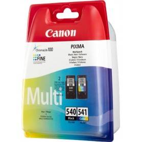 ORIGINAL Canon Value Pack nero+colore PG-540XL MCVP 03 PG-540XL + CL-541XL 2x PG-540XL + 1x CL-541XL + 20x AAA batterie
