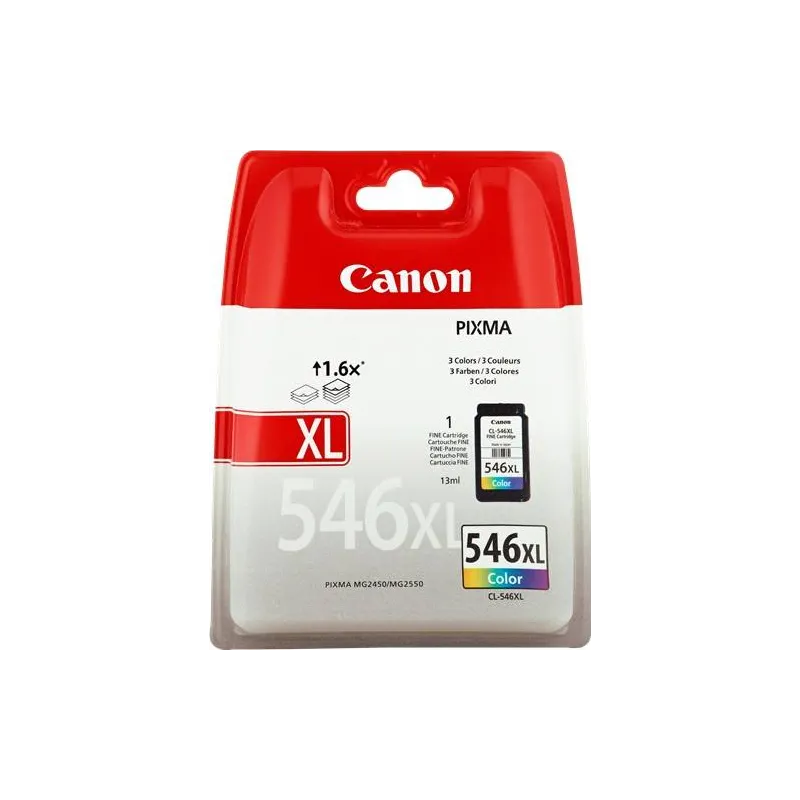 ORIGINAL Canon Cartuccia d'inchiostro colore CL-546XL 8288B001 ~300 Pagine 13ml ORIGINAL Canon Cartuccia d'inchiostro colore CL-546XL 8288B001 ~300 Pagine 13ml