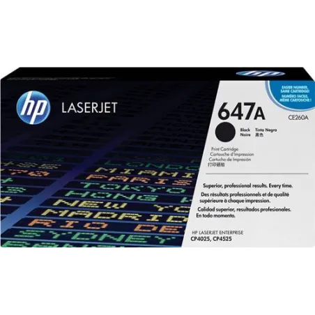 ORIGINAL HP toner nero CE260A 647A ~8500 Seiten