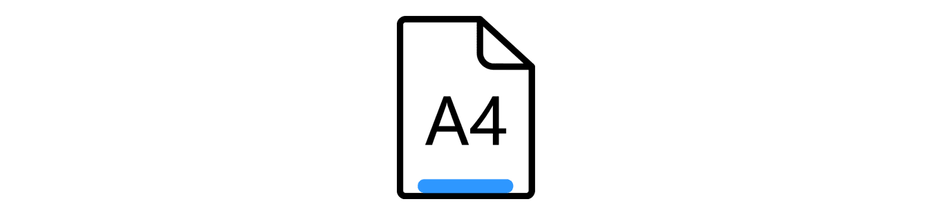 Formato A4 - Quadretti 5mm